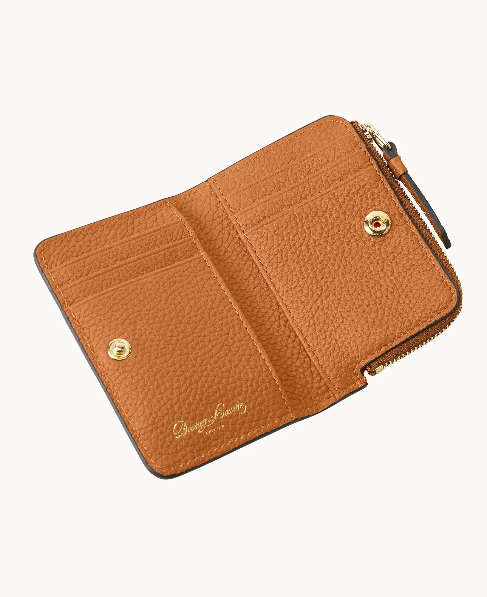 Pebble Grain Zip Credit Card Wallet 12 - Image 66