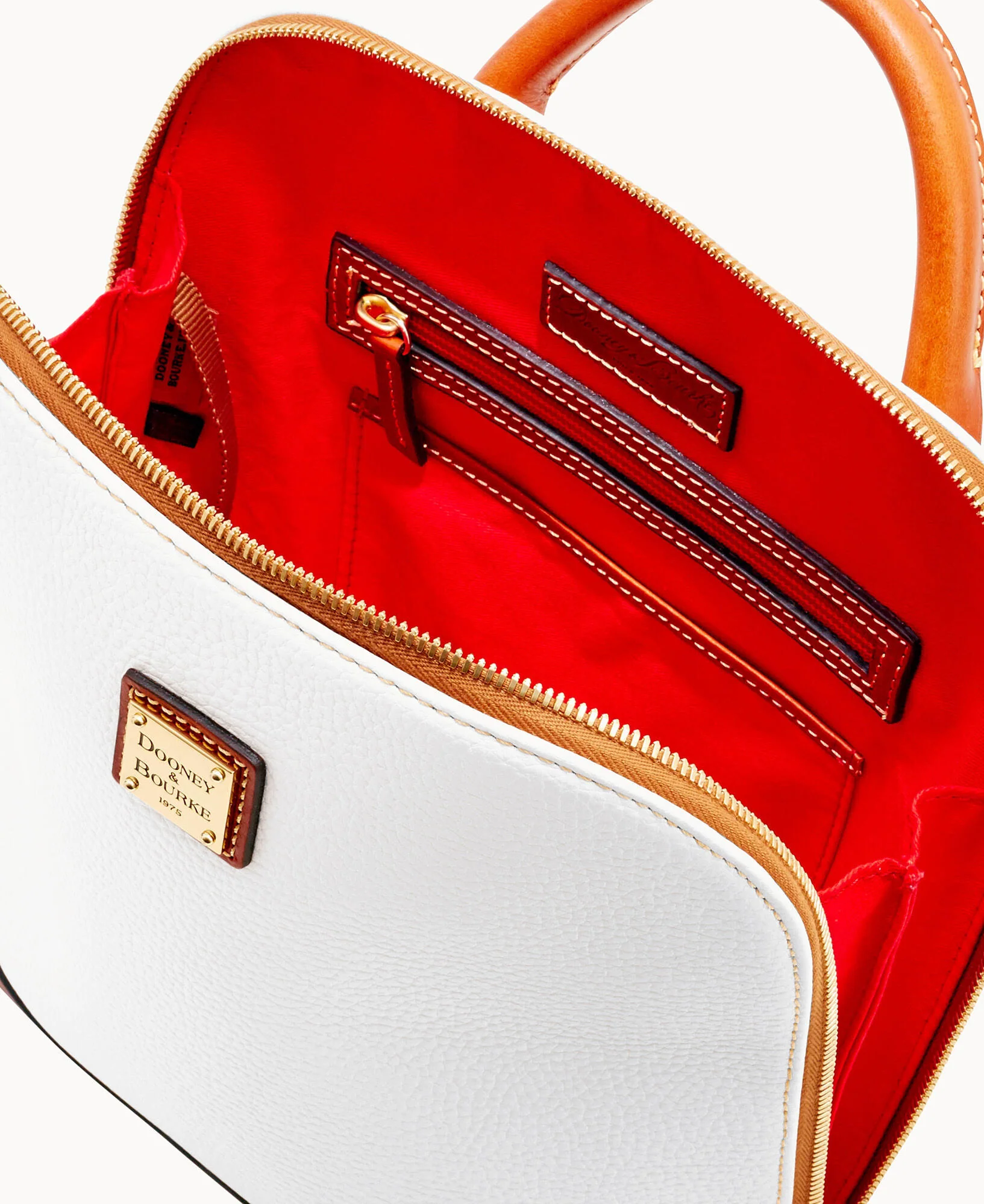 Pebble Grain Zip Pod Backpack - Image 47