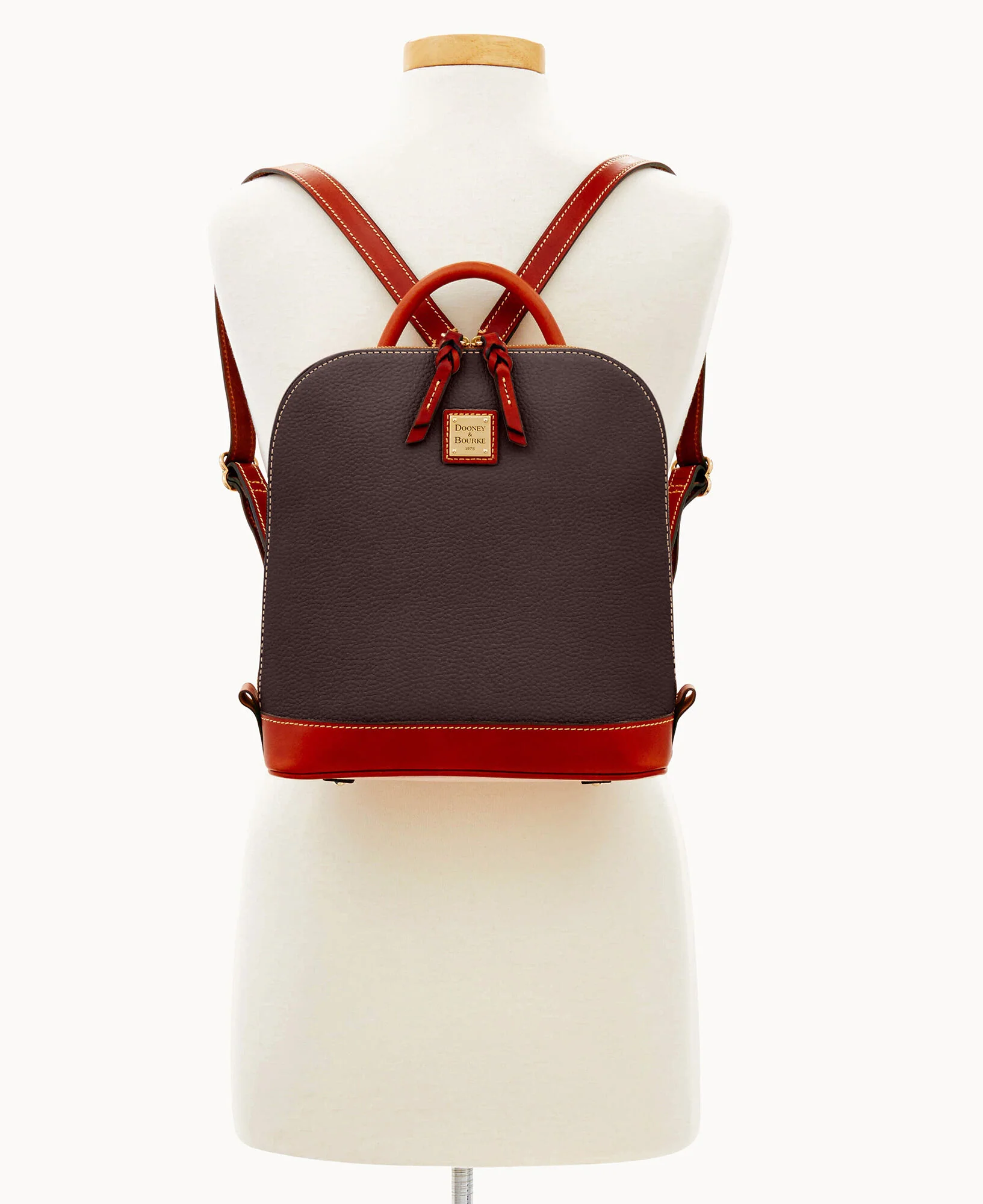 Pebble Grain Zip Pod Backpack - Image 56