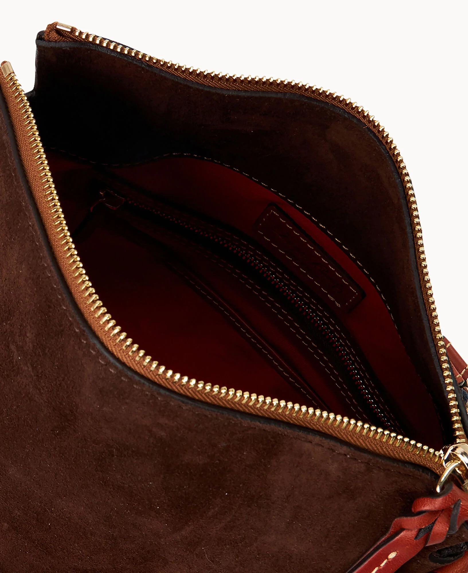 Suede Large Satchel - Image 7